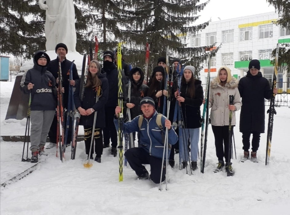 Лыжный пробег, в честь освобождения сёл Большая Халань и Яблоново.