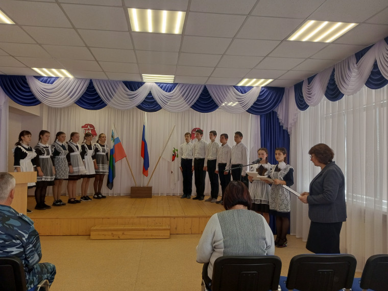 Посвящение в ряды "Юнармейцев"  в День Флага Белгородской области.